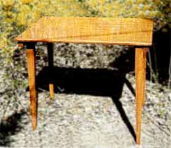 folding wood table