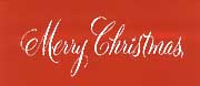 red xmas card